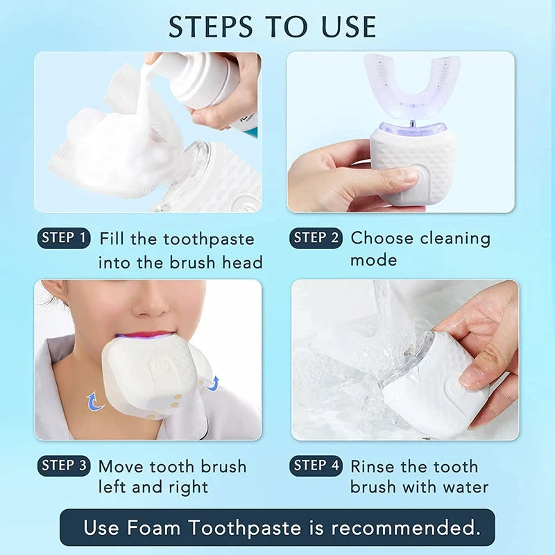 Automatic U-Shaped Electric Toothbrush