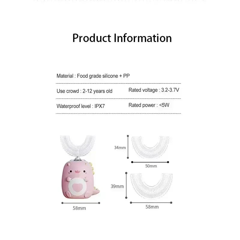 U-Shaped Automatic Electric Toothbrush